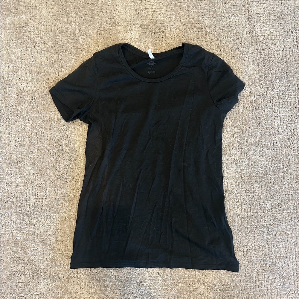 Icebreaker Black Short Sleeve Tee